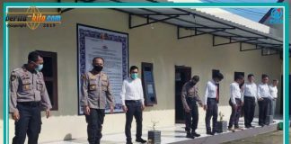 Tingkatkan Daya Tahan Tubuh, Kapolres Sinjai Pimpin Anggotanya Berjemur