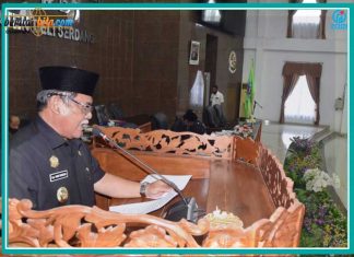 HMA Yusuf Siregar Beri Penjelasan Ranperda Tentang Perubahan Perda Nomor 3 Tahun 2016