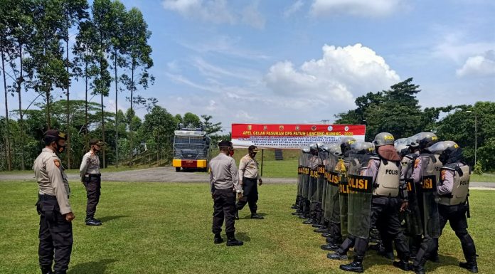 Hadapi Pilkada 2020, Polres Kuantan Singingi Optimalisasi Kemampuan Dalmas