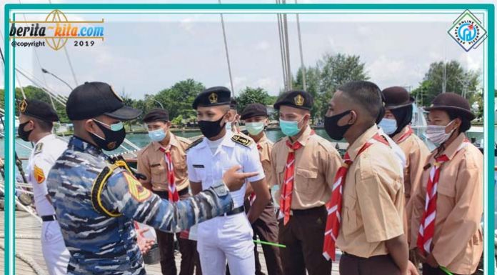 Usai Belawan, Satuan Latihan Kartika Jala Krida 2020 KRI Bima Suci Merapat di Pelabuhan Tanjung Uban