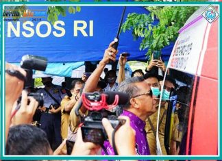Pencanangan Tes Swab di Puncak Peringatan HGN Sulsel 2020