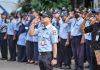 Beni Iskandar Pimpin Upacara Bendera Jelang HUT ke- 98 PDAM Makassar