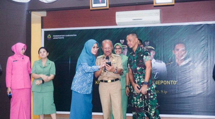 Bupati Jeneponto Hadiri Acara Pelepasan Dandim 1425 Jeneponto