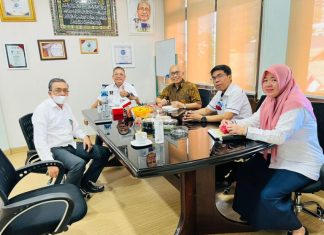 Dirut dan Komisaris BPR Makassar Sambangi Dirut PDAM Makassar