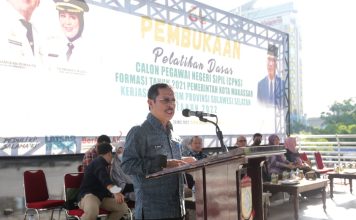 Sekda Kota Makassar Buka Latsar CPNS Formasi 2021