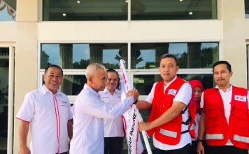 Wabub Lepas Kontingen PMR – PMI Kabupaten Jeneponto