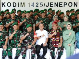 Kunjungan Kerja Bapak Pangdam XIV/Hasanuddin Didampingi Bupati Jeneponto Resmikan SPPG Kodim 1425